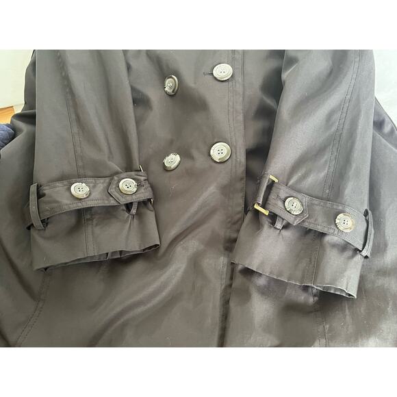 Marvin Richards black trench coat size XL - Picture 3 of 9